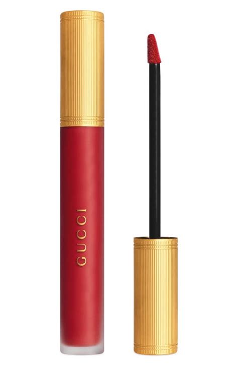 gucci gucci rouge à lévres liquid matte lipstick product|gucci 25 red lipstick.